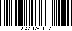 Código de barras (EAN, GTIN, SKU, ISBN): '2347917573097'