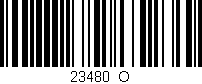 Código de barras (EAN, GTIN, SKU, ISBN): '23480_O'