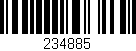 Código de barras (EAN, GTIN, SKU, ISBN): '234885'