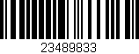 Código de barras (EAN, GTIN, SKU, ISBN): '23489833'