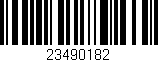 Código de barras (EAN, GTIN, SKU, ISBN): '23490182'