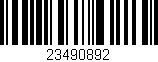 Código de barras (EAN, GTIN, SKU, ISBN): '23490892'