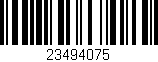 Código de barras (EAN, GTIN, SKU, ISBN): '23494075'