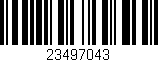 Código de barras (EAN, GTIN, SKU, ISBN): '23497043'