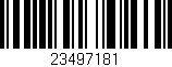 Código de barras (EAN, GTIN, SKU, ISBN): '23497181'