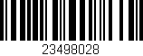 Código de barras (EAN, GTIN, SKU, ISBN): '23498028'