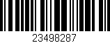 Código de barras (EAN, GTIN, SKU, ISBN): '23498287'