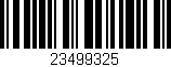 Código de barras (EAN, GTIN, SKU, ISBN): '23499325'