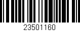 Código de barras (EAN, GTIN, SKU, ISBN): '23501160'