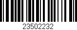 Código de barras (EAN, GTIN, SKU, ISBN): '23502232'