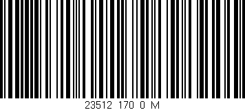 Código de barras (EAN, GTIN, SKU, ISBN): '23512_170_0_M'
