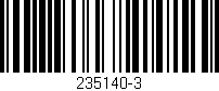 Código de barras (EAN, GTIN, SKU, ISBN): '235140-3'