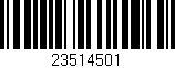 Código de barras (EAN, GTIN, SKU, ISBN): '23514501'