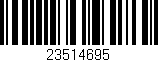 Código de barras (EAN, GTIN, SKU, ISBN): '23514695'