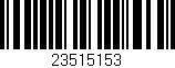 Código de barras (EAN, GTIN, SKU, ISBN): '23515153'