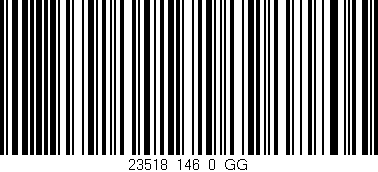 Código de barras (EAN, GTIN, SKU, ISBN): '23518_146_0_GG'