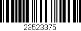 Código de barras (EAN, GTIN, SKU, ISBN): '23523375'