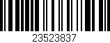 Código de barras (EAN, GTIN, SKU, ISBN): '23523837'