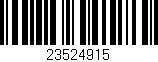Código de barras (EAN, GTIN, SKU, ISBN): '23524915'