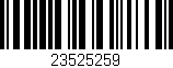 Código de barras (EAN, GTIN, SKU, ISBN): '23525259'