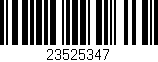 Código de barras (EAN, GTIN, SKU, ISBN): '23525347'