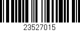 Código de barras (EAN, GTIN, SKU, ISBN): '23527015'