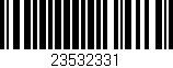 Código de barras (EAN, GTIN, SKU, ISBN): '23532331'