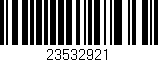 Código de barras (EAN, GTIN, SKU, ISBN): '23532921'