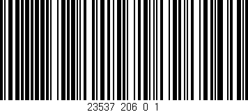 Código de barras (EAN, GTIN, SKU, ISBN): '23537_206_0_1'