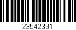 Código de barras (EAN, GTIN, SKU, ISBN): '23542391'
