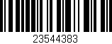 Código de barras (EAN, GTIN, SKU, ISBN): '23544383'