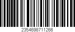 Código de barras (EAN, GTIN, SKU, ISBN): '2354698711266'