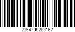 Código de barras (EAN, GTIN, SKU, ISBN): '2354799283167'