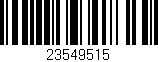 Código de barras (EAN, GTIN, SKU, ISBN): '23549515'