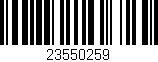 Código de barras (EAN, GTIN, SKU, ISBN): '23550259'