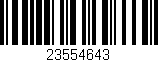 Código de barras (EAN, GTIN, SKU, ISBN): '23554643'