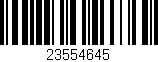 Código de barras (EAN, GTIN, SKU, ISBN): '23554645'