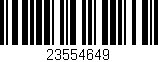 Código de barras (EAN, GTIN, SKU, ISBN): '23554649'