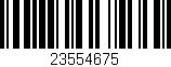 Código de barras (EAN, GTIN, SKU, ISBN): '23554675'