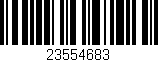 Código de barras (EAN, GTIN, SKU, ISBN): '23554683'