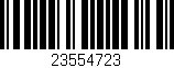 Código de barras (EAN, GTIN, SKU, ISBN): '23554723'