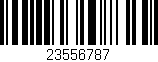 Código de barras (EAN, GTIN, SKU, ISBN): '23556787'