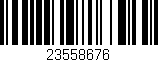 Código de barras (EAN, GTIN, SKU, ISBN): '23558676'