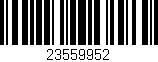 Código de barras (EAN, GTIN, SKU, ISBN): '23559952'