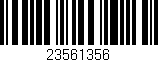 Código de barras (EAN, GTIN, SKU, ISBN): '23561356'