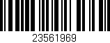 Código de barras (EAN, GTIN, SKU, ISBN): '23561969'