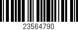 Código de barras (EAN, GTIN, SKU, ISBN): '23564790'