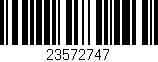 Código de barras (EAN, GTIN, SKU, ISBN): '23572747'