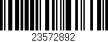 Código de barras (EAN, GTIN, SKU, ISBN): '23572892'