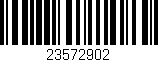 Código de barras (EAN, GTIN, SKU, ISBN): '23572902'